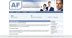 Desktop Screenshot of annuaireformation.fr